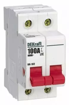 Выключатель-разъединитель DEKraft 17008DEK 2Р 100А ВН-102