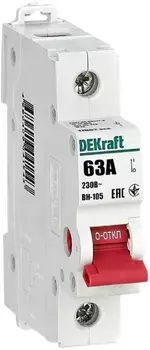 Выключатель-разъединитель DEKraft 17082DEK 1Р 63А ВН-105