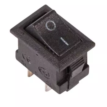 Выключатель Rexant 36-2010 клавишный 250V 3А (2с) ON-OFF черный Micro (RWB-101)