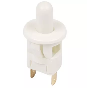 Выключатель Rexant 36-3021 кнопка 250V 2.5А (2с) ON-(OFF) Б/Фикс белый (PBS-19С2) (мебельная)