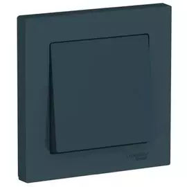 Выключатель Schneider Electric ATN000812 AtlasDesign 1-клавишный сх.1, 10АХ, в сборе, изумруд