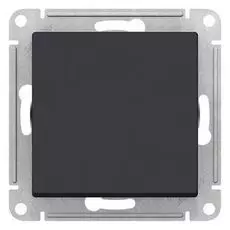 Выключатель Schneider Electric ATN001011 AtlasDesign, 1-клавишный, сх.1, 10АХ, механизм, карбон