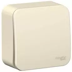 Выключатель Schneider Electric BLNVA061002 1-клавишный, 6А, 250В Молочный наруж