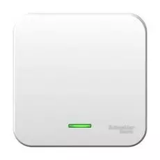 Выключатель Schneider Electric BLNVA061101 1-клавишный с подсветкой, 6А, 250В (белый) наруж