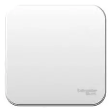 Выключатель Schneider Electric BLNVA101021 1-клавишный 10А, 250B, монтажная пластина (белый) наруж