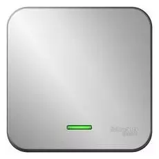 Выключатель Schneider Electric BLNVA101113 1-клавишный с подсветкой 10А, 250B, изолир. пластина Алюминий наруж