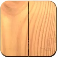 Выключатель Schneider Electric BLNVA105015 2-клавишный 10А, 250B, изолир. пластина Ясень наруж