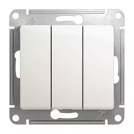 Выключатель Schneider Electric GSL000631 3-клавишный сх.3, 10AX перламутр
