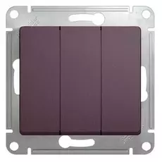 Выключатель Schneider Electric GSL001431 GLOSSA 3-клавишный сх.3 (сиреневый туман)