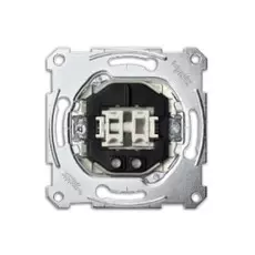 Выключатель Schneider Electric MTN3135-0000 Merten QuickFlex (механизм) 2-клавишный с/п, 10А, 220В, IP20