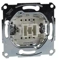 Выключатель Schneider Electric MTN3154-0000 Merten QuickFlex (механизм) кнопочный 2HO, 10А, 250В, IP20