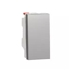 Выключатель Schneider Electric NU310630 1-клавишный, кнопочный, сх. 1, 10A, 1 модуль алюминий