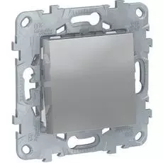 Выключатель Schneider Electric NU520630 UnicaNew, алюминий, 1-клавишный, кнопочный, сх. 1, 10 A