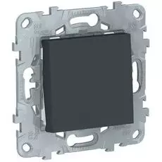 Выключатель Schneider Electric NU520654 UnicaNew, антрацит, 1-клавишный, кнопочный, сх. 1, 10 A