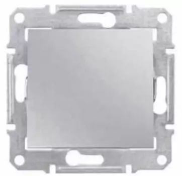Выключатель Schneider Electric SDN0100160 Sedna 1-клавишный 10 А, 250 В, IP20 (сх.1) (алюминий)