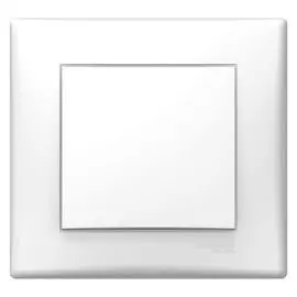 Выключатель Schneider Electric SDN0109121 Sedna 1-клавишный с рамкой (упак. 5 шт.) белый