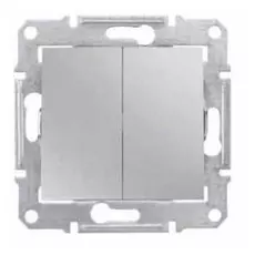 Выключатель Schneider Electric SDN0300160 Sedna 2-клавишный 10А (сх.5) (алюминий)