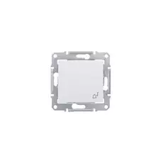 Выключатель Schneider Electric SDN0800121 Sedna кнопочный "звонок" 10 А, 250 В, IP20, в рамку (белый)