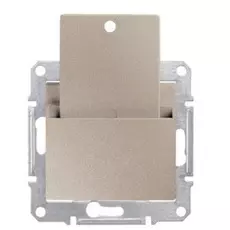 Выключатель Schneider Electric SDN1900168 Sedna карточный 10А, 250 В, IP20 (титан)