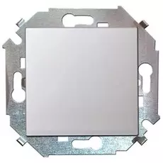 Выключатель Simon 1591101-030 Simon 15 Белый 1-клавишный, 16А, 250В, винт.заж.