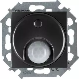 Выключатель Simon 1591721-038 с датчиком движения 500 Вт, 230 В, винт.зажим, графит