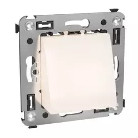 Вывод кабеля DKC 4405983 из стены "Ванильная дымка", "Avanti"