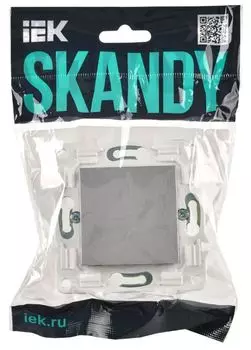 Вывод кабеля IEK SK-VK10-0-K23 SKANDY SK-O01S Серебряный