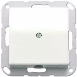 Вывод кабеля Jung AS590AWW антибактериальный с разгрузкой натяжения AS 500 белый