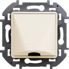 Вывод кабеля Legrand 673891 Inspiria слоновая кость с зажимом для крепления