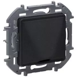 Вывод кабеля Legrand 673893 Inspiria антрацит с зажимом для крепления