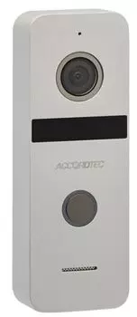 Вызывная панель AccordTec AT-VD 312N SL камера 1080P, угол обзора 120 гр., ИК подсветка, 2 вых. реле NO, цвет корпуса-серебро. Питание DC15 В от адапт