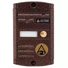 Вызывная панель Activision AVP-451(PAL) (медь антик) 4-х проводная, антивандальная накладная видеопанель на 1 абонента, с ИК подветкой до 0,6м, матриц