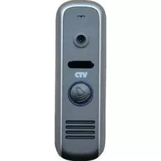 Вызывная панель CTV CTV-D1000HD CTV-D1000HD графит 700 твл, встроенный блок управления замком (БУЗ), монтаж. уголок и козырек в комплекте, графит