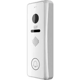 Вызывная панель CTV CTV-D4001FHD (серебро) для видеодомофона, корпус из алюминиевого сплава, передняя панель из стекла, сенсорное управление