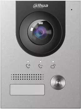 Вызывная панель Dahua DHI-VTO2202F-P цветной сигнал CMOS цвет панели: серебристый