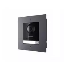 Вызывная панель HIKVISION DS-KD8003-IME1/Flush 2Мп, с ИК-подсветкой, механическая кнопка вызова, встр. микрофон и динамики, питание DC12В/POE