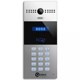 Вызывная панель QTECH QDB-27C домофонная, 15 металлических кнопок, камера 2MP 1080рх30 кадров/сек, к