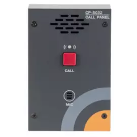 Вызывная панель Roxton CP-8032 работает совместно с селектором связи CS-8232; к селектору связи можно подключить до 32-х панелей