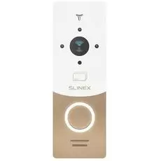 Вызывная панель Slinex ML-20CR со встр.контроллером и счит.бескон.карт EM-Marin/CMOS/1,0 Мп/120°/0,01Люкс/ИК до 15м, Gold/White
