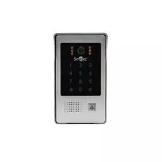 Вызывная панель Smartec ST-DS406C-SL c автономным контроллером со считывателем EM и клавиатурой, 600 ТВЛ, 4-х проводная линия связи, ИК подсветка, сер