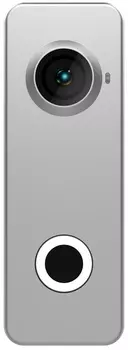 Вызывная панель Tantos iLexa HD (никель) цветного видеодомофона, накладная, видеокамера формата AHD 1080p с переключением в AHD 720p или CVBS (PAL), у