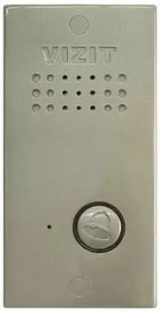 Вызывная панель VIZIT БВД-411А (блок вызова) на 1 абонента, врезной монтаж