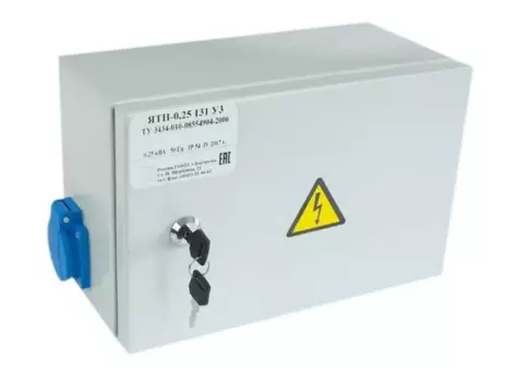 Ящик Кострома ОС0000016261 с понижающим трансформатором ЯТП 0.25 220/36В (3 авт. выкл.) IP54