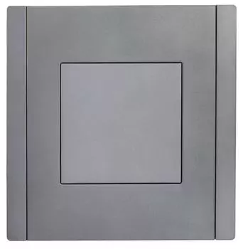 Заглушка с суппортом IEK FP-PL10-K46 FORTE&PIANO FP541 сталь