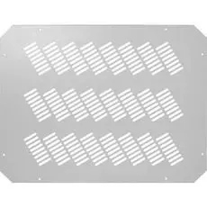 Заглушка TLK TLK-BLNK-FAN-P-GY проема вентиляторного блока, перфорированная, 490х 380х1мм, серая