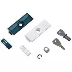 Замок ABB 1SPE007715F5009 Mistral41 с ключом наст. Белый