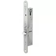 Замок Abloy EL404 эл-мех соленоидный, DIN для профильных дверей,запорная планка EA307, НЗ/НО, 12VDC (24VDC)