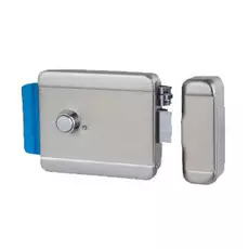 Замок AccordTec AT-EL101A электромеханический накладной, 12 В, 3 А, -30...+50 °C, 120х102х35 мм, нержавеющая сталь