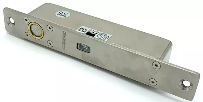 Замок AccordTec AT-EL800A соленоидный со встроенным датчиком состояния замка, врезной, нормально-открытый