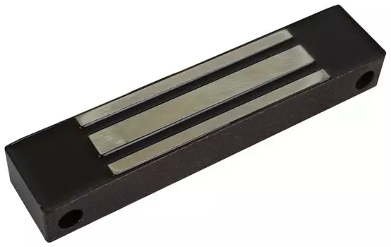 Замок AccordTec ML-180KB электромагнитный, 12 В DC, не более 0,4 A, усилие 180 кг, планка в комплекте, коричневый
